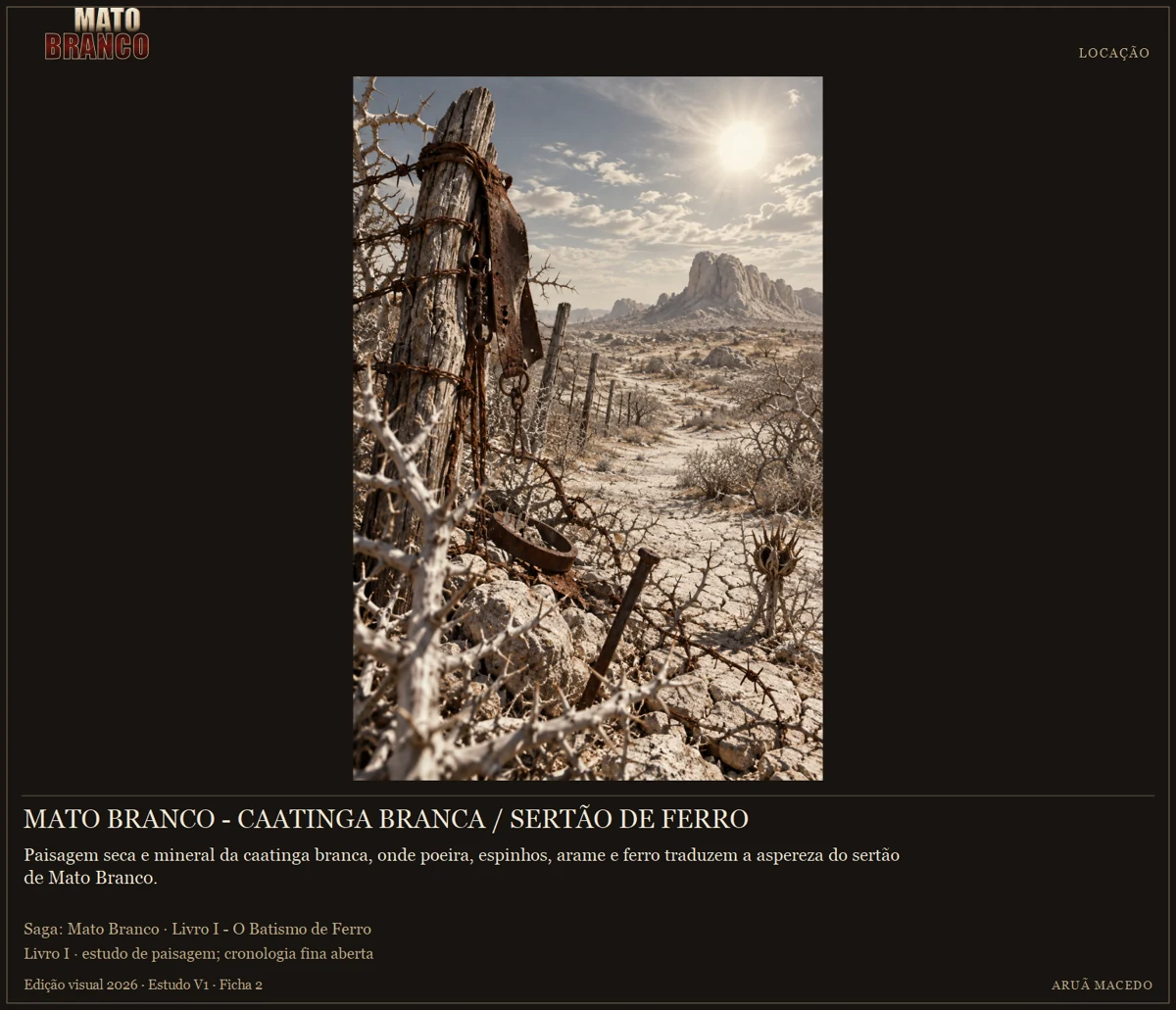 Mato Branco - Caatinga branca / sertão de ferro